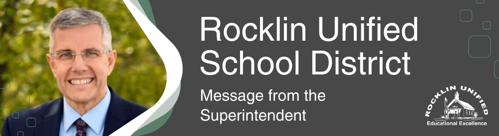 Message from the Superintendent