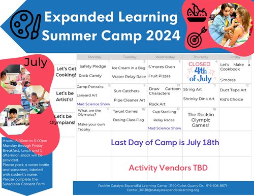 Rocklin Unified School District - Summer Programs 2025